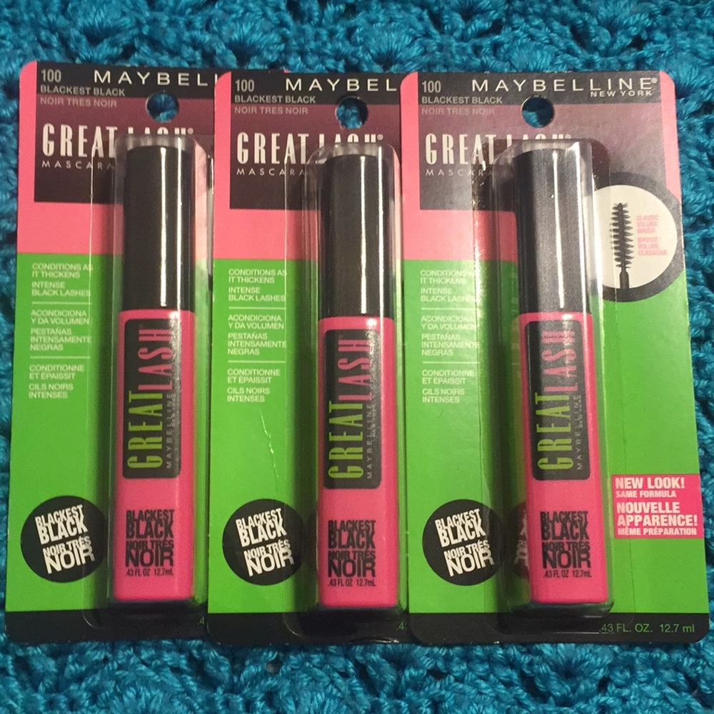 Maybelline Great Lash mascara 100 blackest black